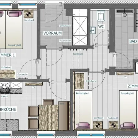 Wandspitz Apartman Tux